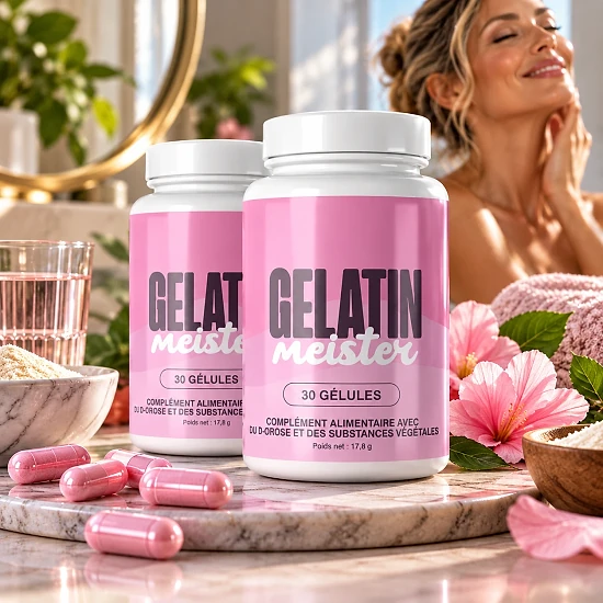 Deux flacons Gelatin Meister