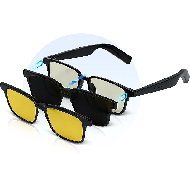 NeuroView AI-Brille mit wechselbaren Gläsern