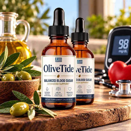 OliveTide dropper bottles with olives and olive oil