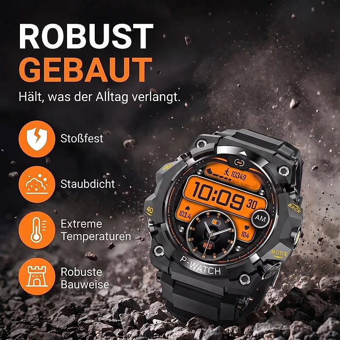 Vantrek X1 robust gebaut, stoßfest und staubdicht